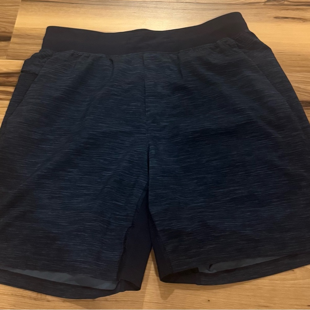 Lululemon Athletica Dark Blue Athletic Short 7”